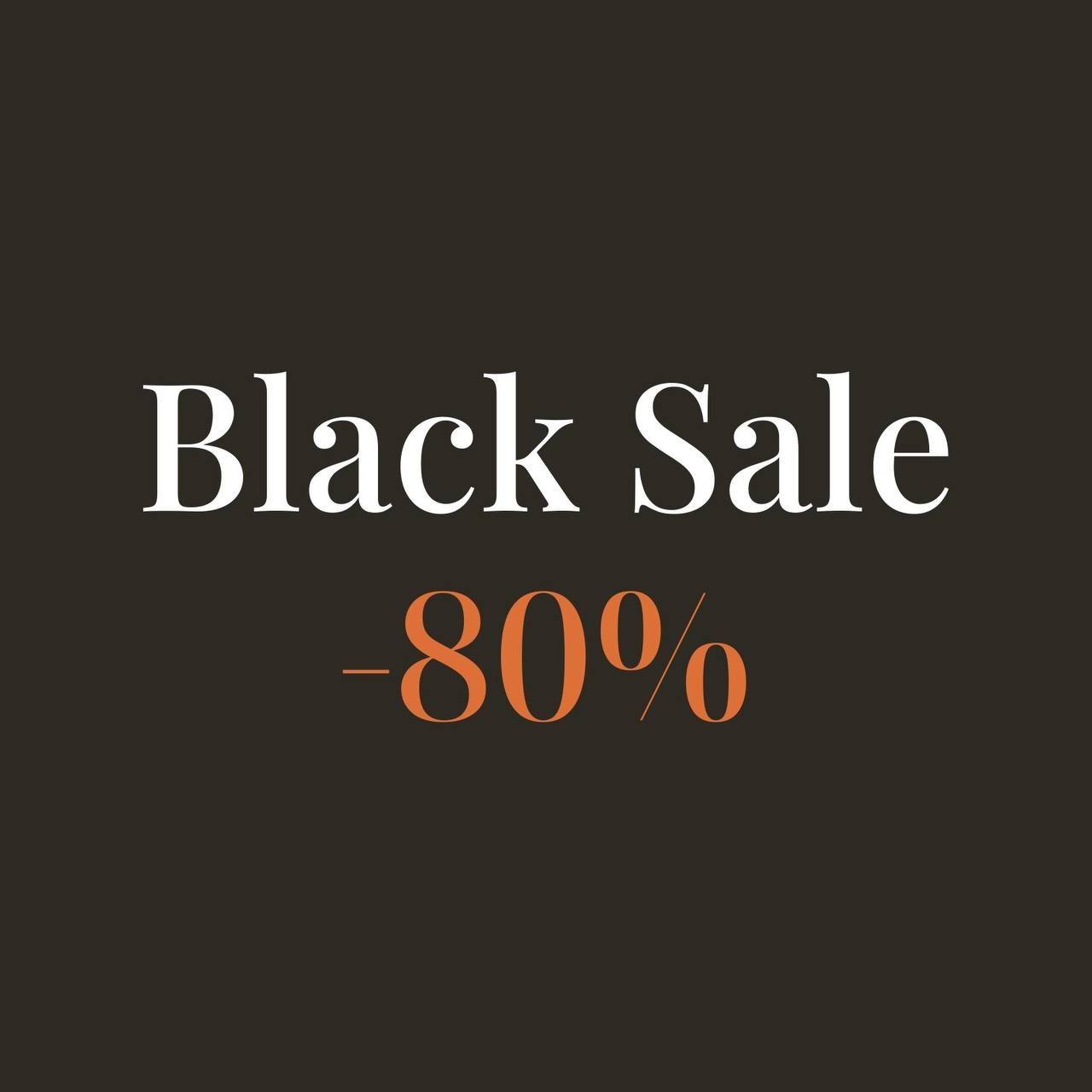 Black Friday -80%