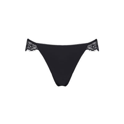Shell Black Panties